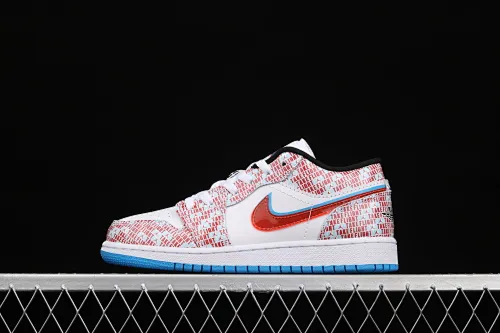 All categories Air Jordan Jordan series basketball shoes Air Jordan 1 Low Air Jordan 1 Low AJ1 Joe 1 naked eye 3D low-top basketball shoes DD1527-114